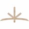 Ekena Millwork Alberta Smooth Timber Gable Bracket, Douglas Fir, 60"W x 30"H x 1 1/2"D x 3 1/2"F, 12/12 Pitch GBW060X30X0204ALB00SDF - alternate 1